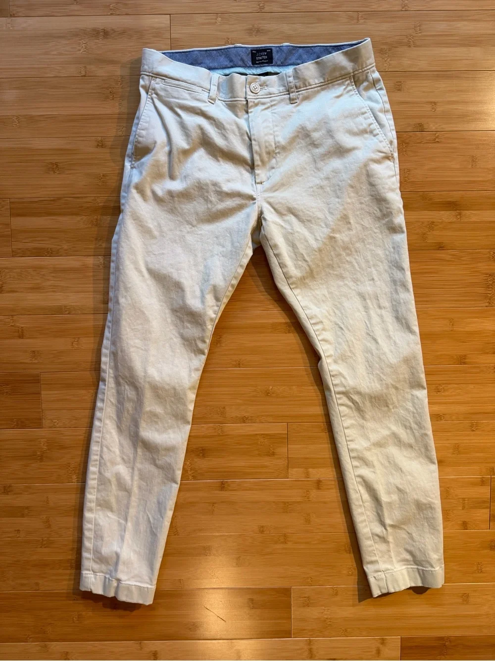 J.Crew 250 Skinny-Fit Stretch Chino Pants Men’s W30 L30 Beige